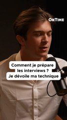 Je dévoile mes techniques pour préparer mes interviews ! Vous en pensez quoi ? 😮