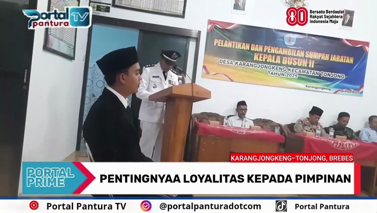 Pelantikan Kadus Baru Karangjongkeng: Kepala Desa Tegaskan Loyalitas & Disiplin!