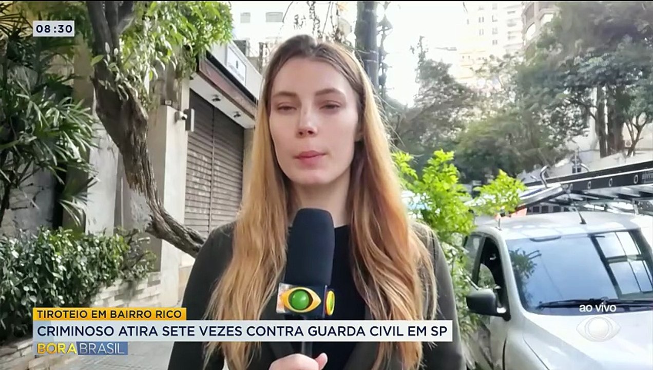 Criminoso atira sete vezes contra guarda civil em SP
