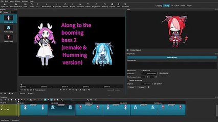 Along to the booming bass 2 (remake & Humming version)