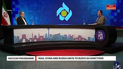 Iran, China and Russia unite to block EU sanctions