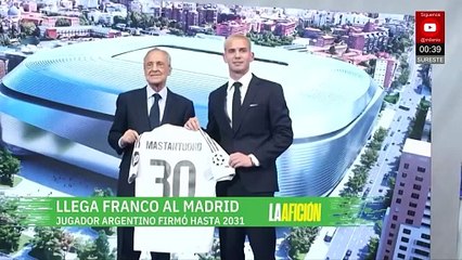 Franco Mastantuono es nuevo delantero del Real Madrid