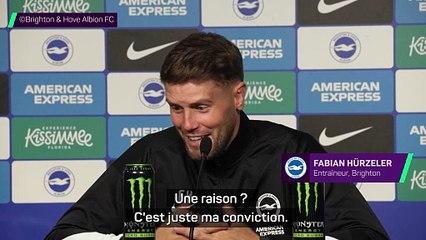 Fabian Hürzeler : "Baleba ? À part sa coiffure, rien n'a changé..."