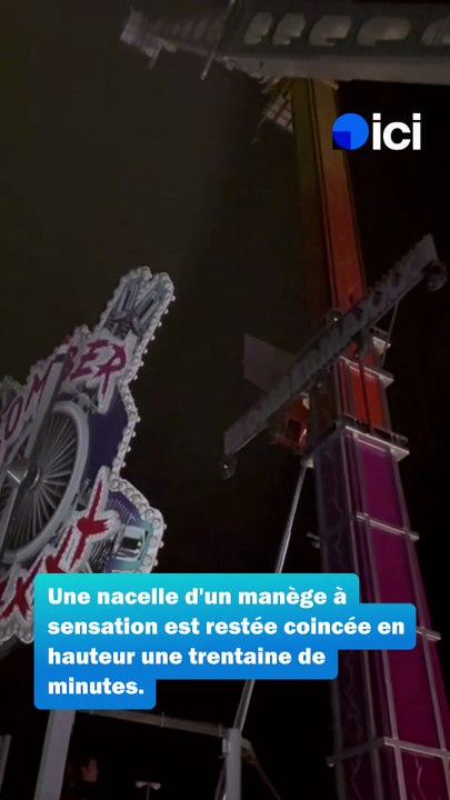 Un manège reste bloqué à cause de la coupure d'électricité générale au Grau-du-Roi.