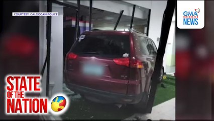 Lisensiya ng SUV driver na tumagos sa lobby ng MCU sa Caloocan, suspendido ng 90 araw | SONA