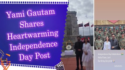 Yami Gautam celebrates 79th Independence Day with husband Aditya Dhar in Leh 