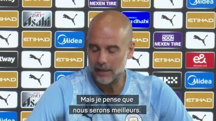 Man. City - Guardiola : "Tout porte à croire qu'on sera meilleurs"