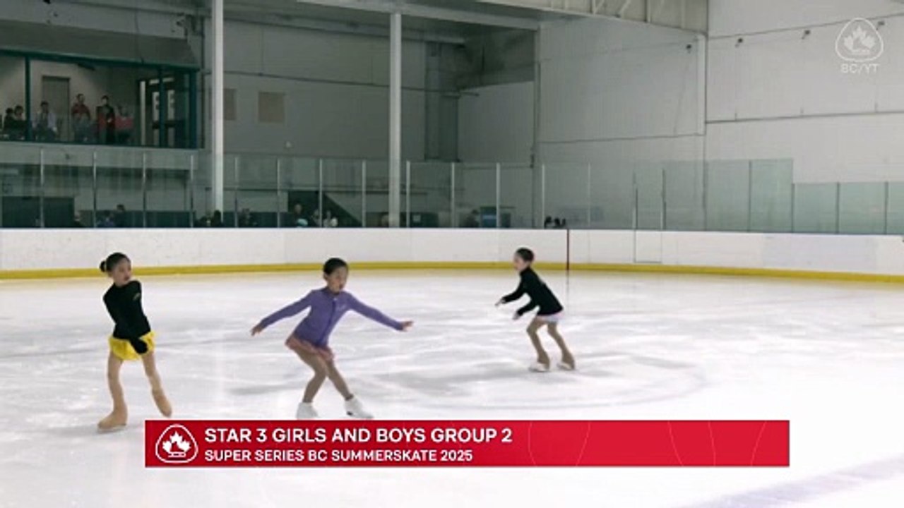 Star 3 Girls and Boys Group 2 - Rink 6 -  2025 BC/YT Section Super Series Summer Skate