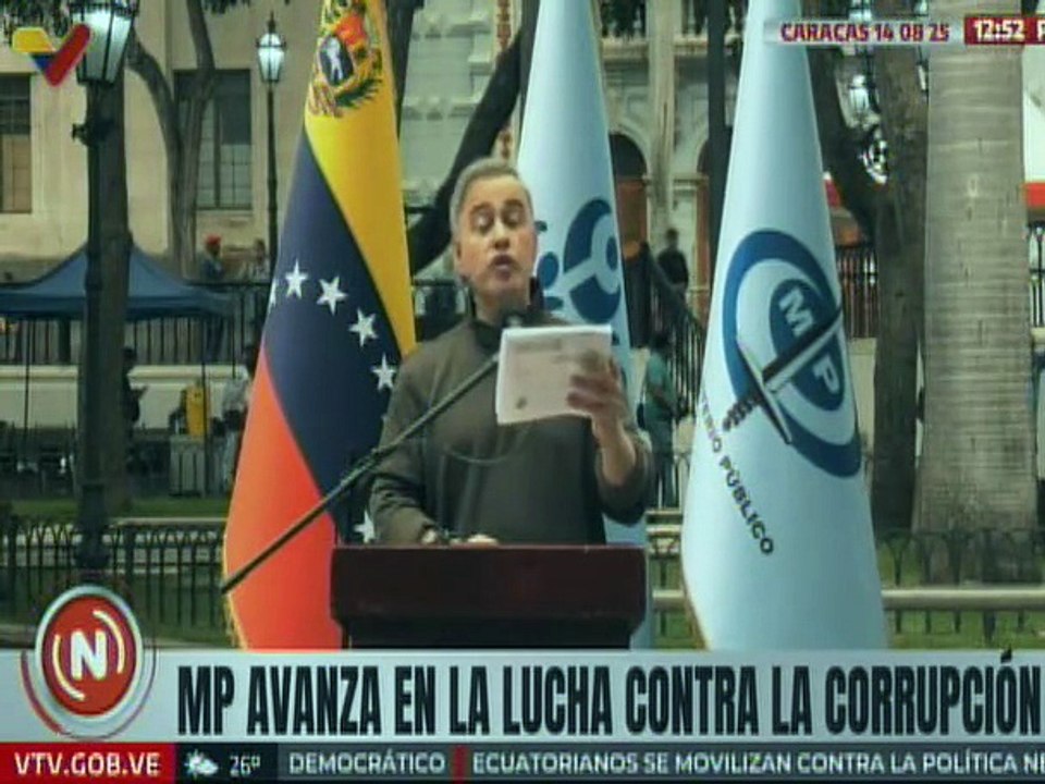 Caracas | Ministerio Público se mantiene firme en la lucha contra la corrupción