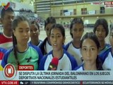 Final de balonmano de los Juegos Nacional Estudiantiles 2025 se disputará en Yaracuy