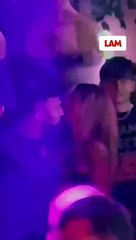 Nico González y Sabrina Rojas muy cerca en una fiesta