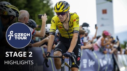 Cyclisme - Czech Tour 2025 - Étape 2 Résumé - Cian Uijtdebroeks battu par Junior Lecerf