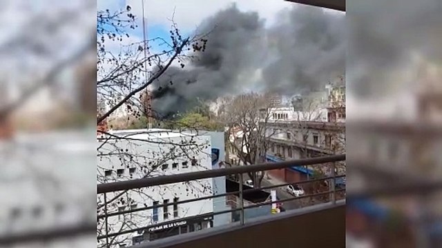 Incendio en Caballito