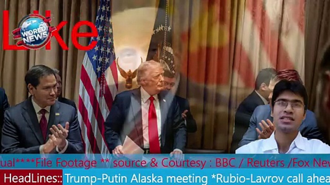 Rubio-Lavrov call ahead of Trump Alaska meeting MHM NEWS