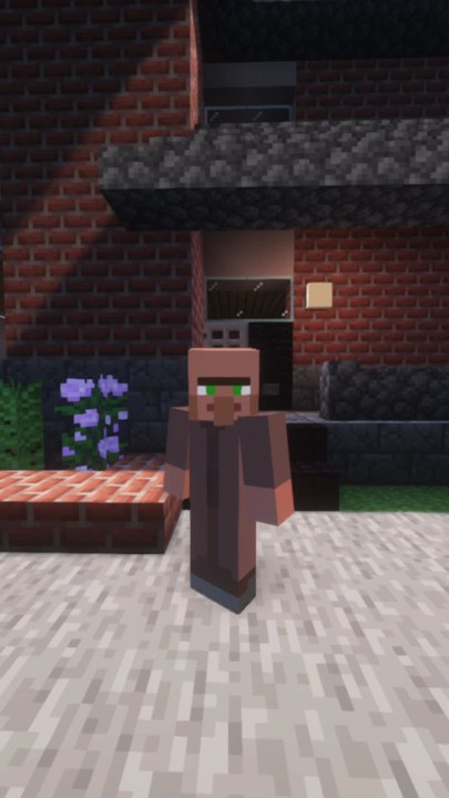 Un KIKOO découvre un bouton magique devant ma maison sur Minecraft ! 🤨