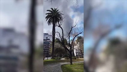 Se incendió un depósito en Caballito