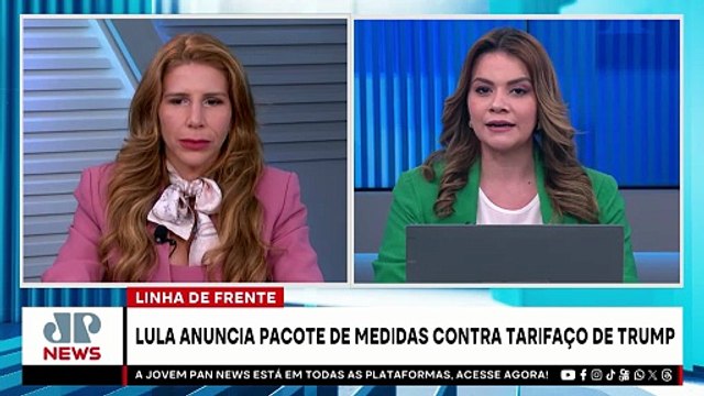 Pacote contra tarifaço de Trump pode evitar crise no Brasil? Bancada debate | LINHA DE FRENTE