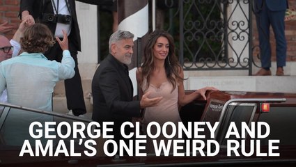 What's It Like To Be Pals With A Celebrity? One Weird House Rule George Clooney And Amal Subscribe To
