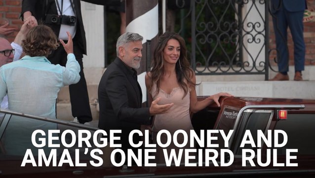 What's It Like To Be Pals With A Celebrity? One Weird House Rule George Clooney And Amal Subscribe To