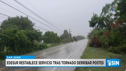 Edesur restablece servicio de electricidad en San Juan y Elías Piña | Primera Emisión SIN