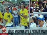 Delta Amacuro | Jóvenes de Tucupita marchan en respaldo al presidente Nicolás Maduro