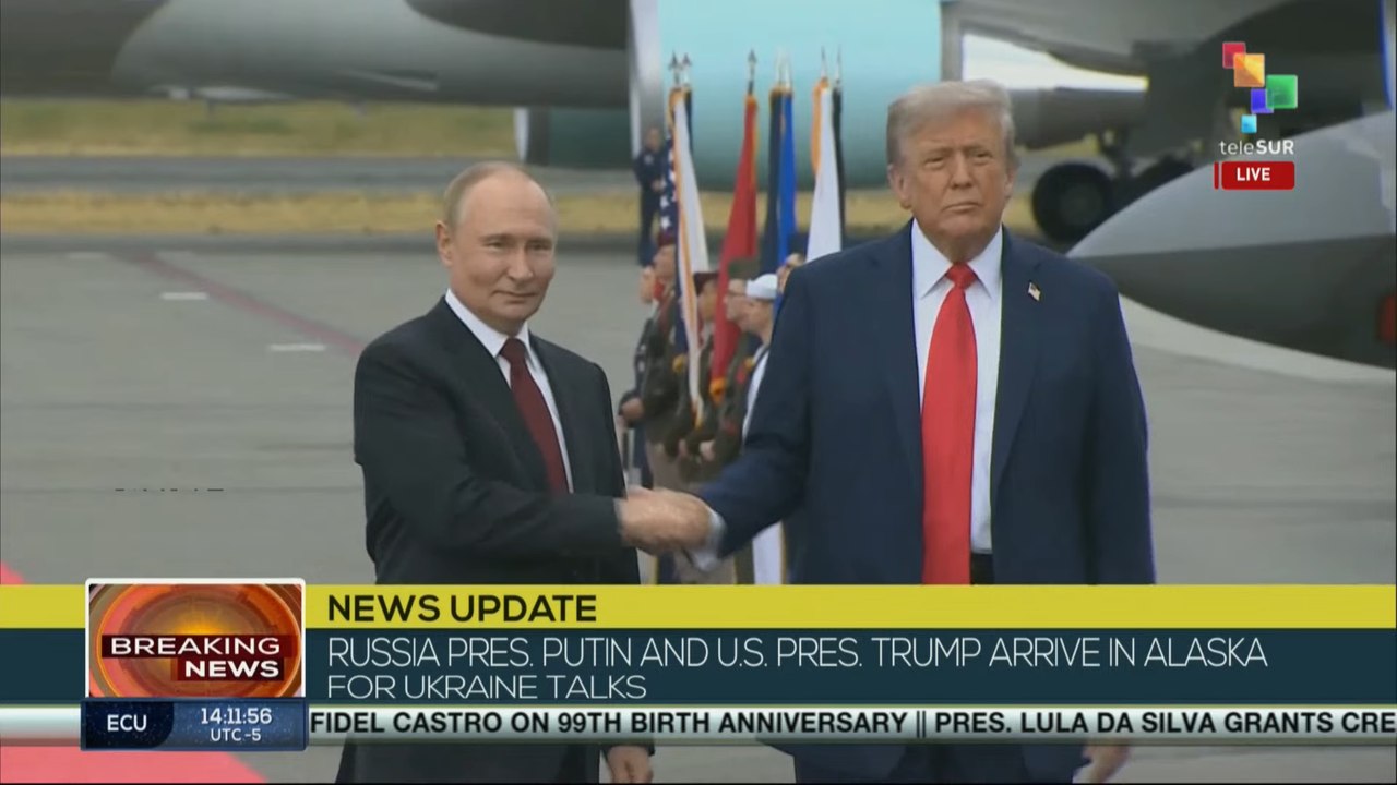 Russia Pres. Putin & U.S. Pres. Trump arrive in Alaska for Ukraine ceasefire talks