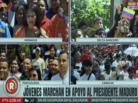 Juventud socialista de Monagas rechaza las nuevas agresiones contra el presidente Nicolás Maduro