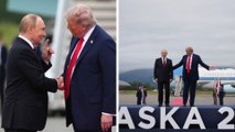 Donald Trump y Vladimir Putin se reúnen en Alaska y hasta se dan la mano