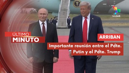 Aterrizan en Alaska el Pdte. Putin y el Pdte. Trump
