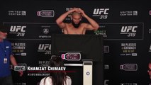 UFC 319 - Du Plessis vs. Chimaev, la pesée réussie pour les deux combattants