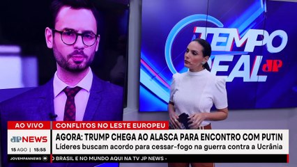 Putin chega para encontro com Trump no Alasca | TEMPO REAL