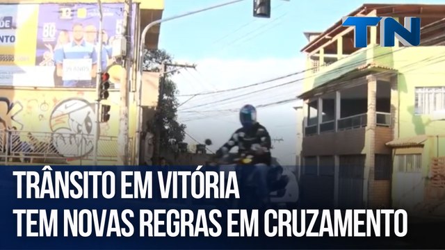 Trânsito em Vitória tem novas regras em cruzamento