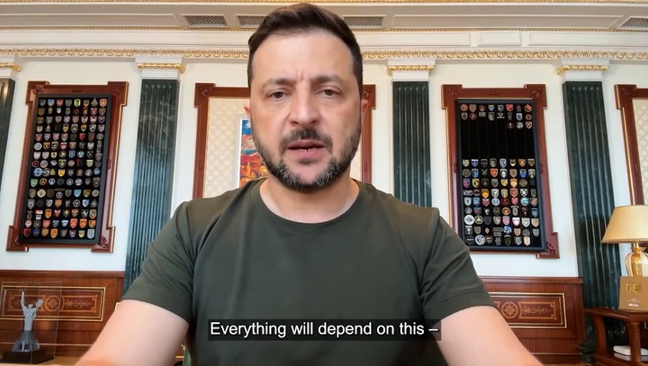 Zelensky’s message to Trump as US president meets Putin for crunch Alaska summit