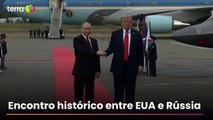 Trump e Putin se reúnem no Alasca para discutir guerra na Ucrânia