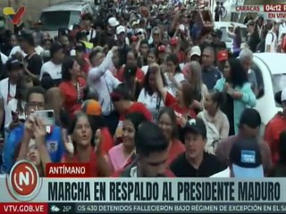 Pueblo de Antímano se moviliza en apoyo al Pdte. Maduro  por la paz y la revolución