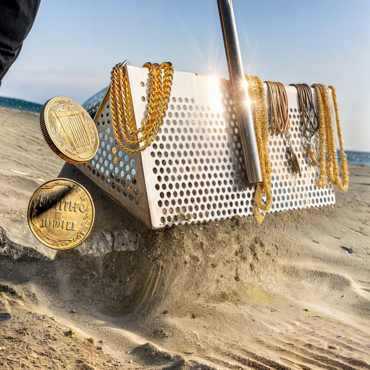 Beach Treasure Hunt! Testing a Sand-Sifting Gadget & Finding Surprises!