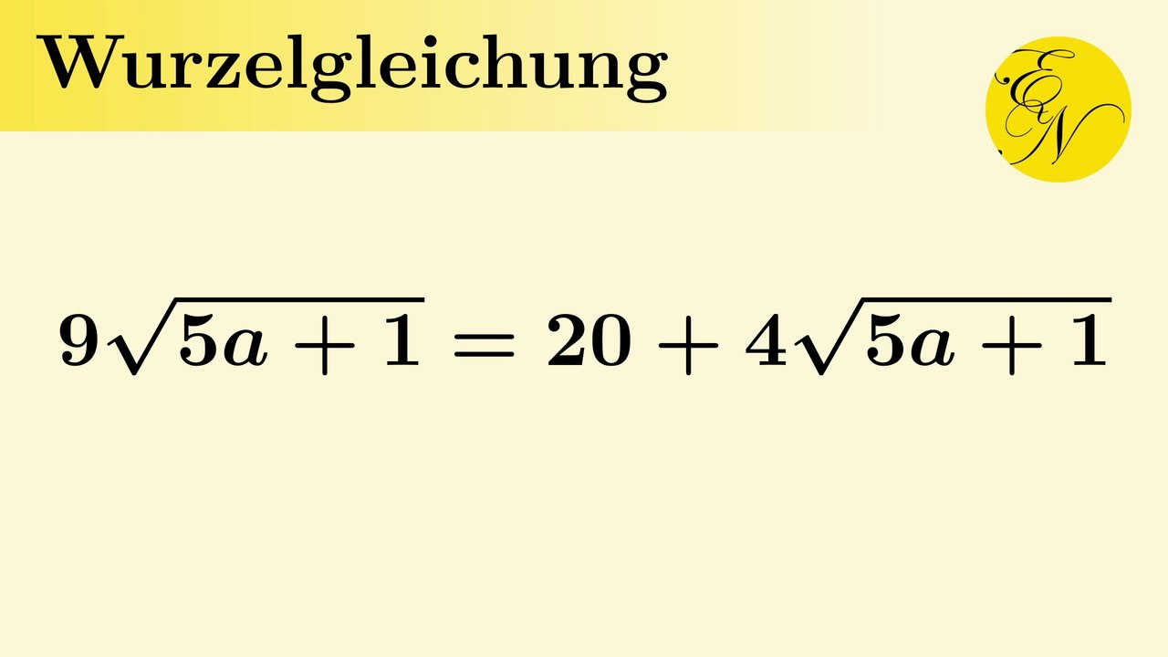 Wurzelgleichung