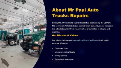 Mr Paul Auto Trucks Repairs/services