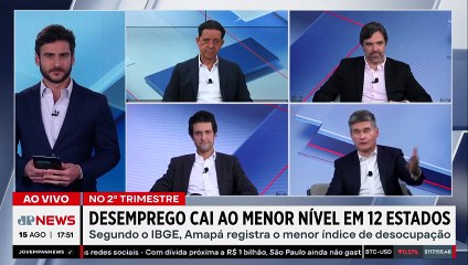Desemprego cai ao menor nível em 12 estados no segundo trimestre