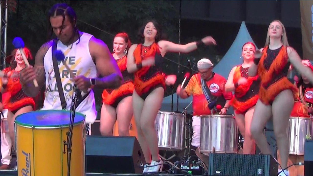 Bastille Festival 2025 Sydney Samba, CapoeiraTopazio, Owl the Moss , Part 9-9, Circular Quay, Sydney 17-20 Jul 25
