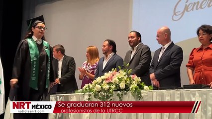 Se graduaron 312 nuevos  profesionistas de la UTRCC