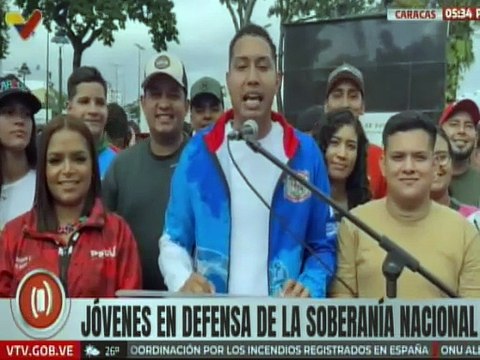 Juventud socialista de Caracas condena amenazas imperiales contra el presidente Nicolás Maduro