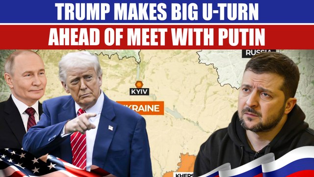 Breaking: Trump’s latest FLIP-FLOP on Ukraine Peace Talks hours before meeting with Putin in Alaska