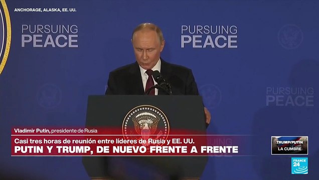 “No hay acuerdo hasta que haya acuerdo”: Trump tras el encuentro con Putin en Alaska