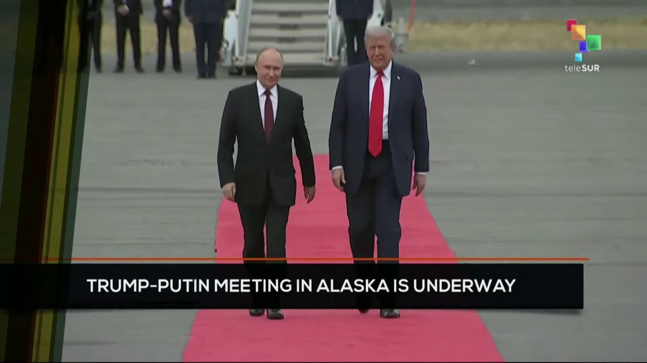 Russia's Pres. Putin and U.S. Pres. Trump finish talks, statements pending