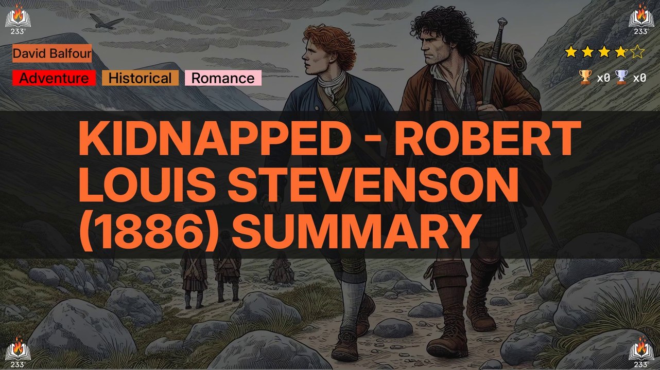 Kidnapped - Robert Louis Stevenson (1886) Summary (David Balfour - 1)