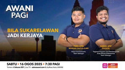AWANI Pagi: Bila sukarelawan jadi kerjaya