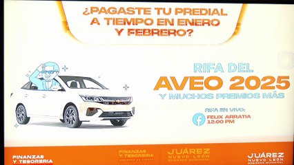 Gobierno de Juárez premia a contribuyentes cumplidos con sorteo de automóvil y otros 24 premios