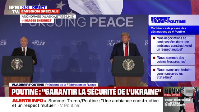 Vladimir Poutine: Les accords d'aujourd'hui seront un point de départ