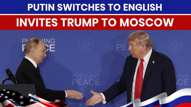 BREAKING: Putin invites Trump to Moscow for next meeting | Russia-Ukraine War Ends In Alaska?